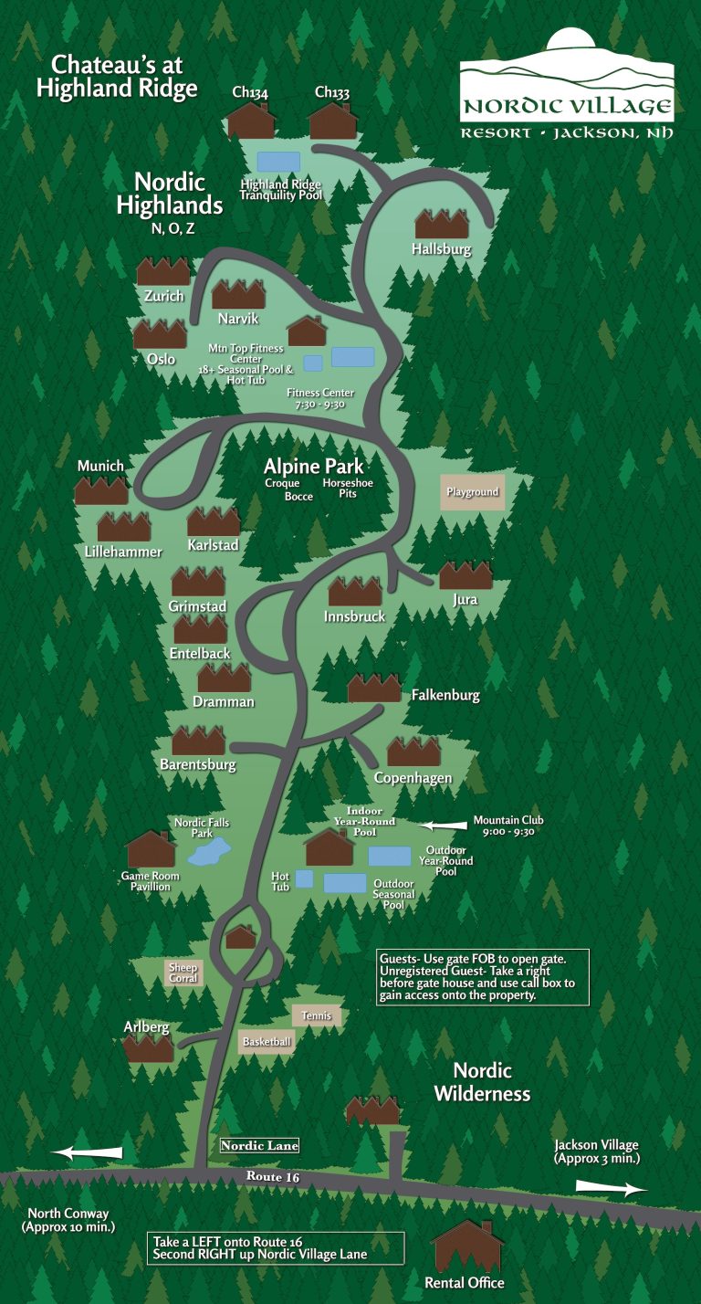 Property Map Nordic Village Resort